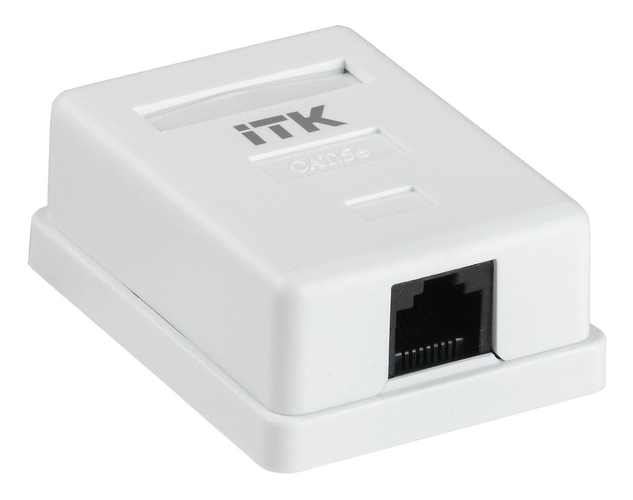 Розетка компьютерная ITK CS2-1C5EU-12