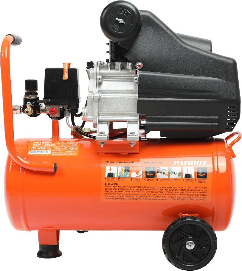 Компрессор Patriot Optima Euro 24-240K2 оранжевый/черный (525302118)