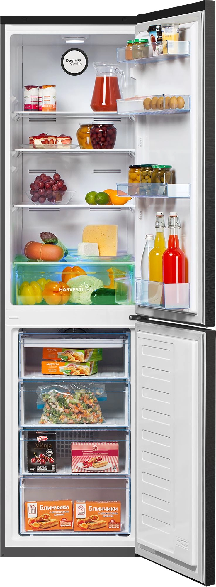 Холодильник Beko B3R0CNK332HXBR черный сапфир (7383810002)