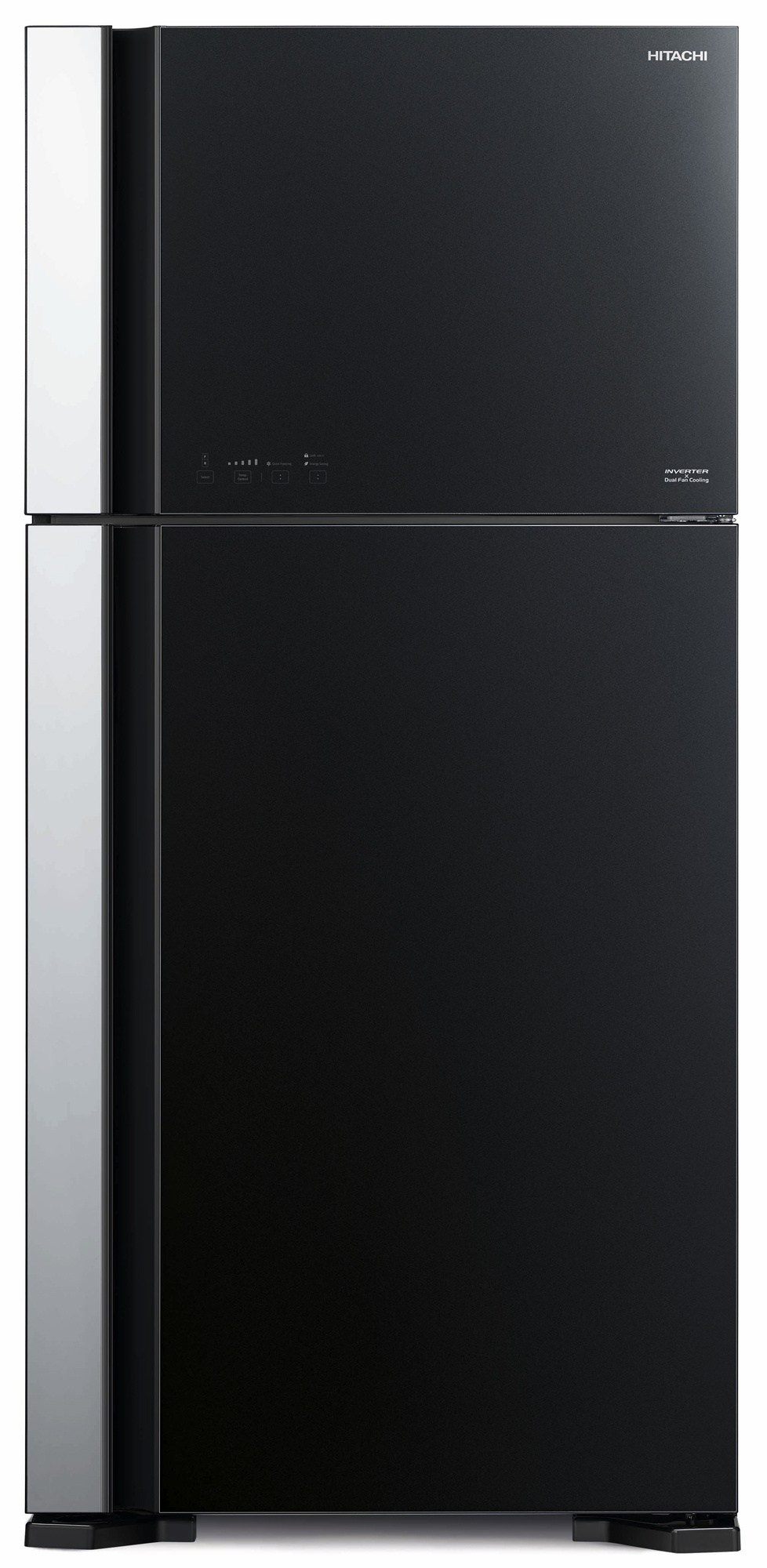 Холодильник Hitachi R-VG660PUC7-1 GBK черный стекло