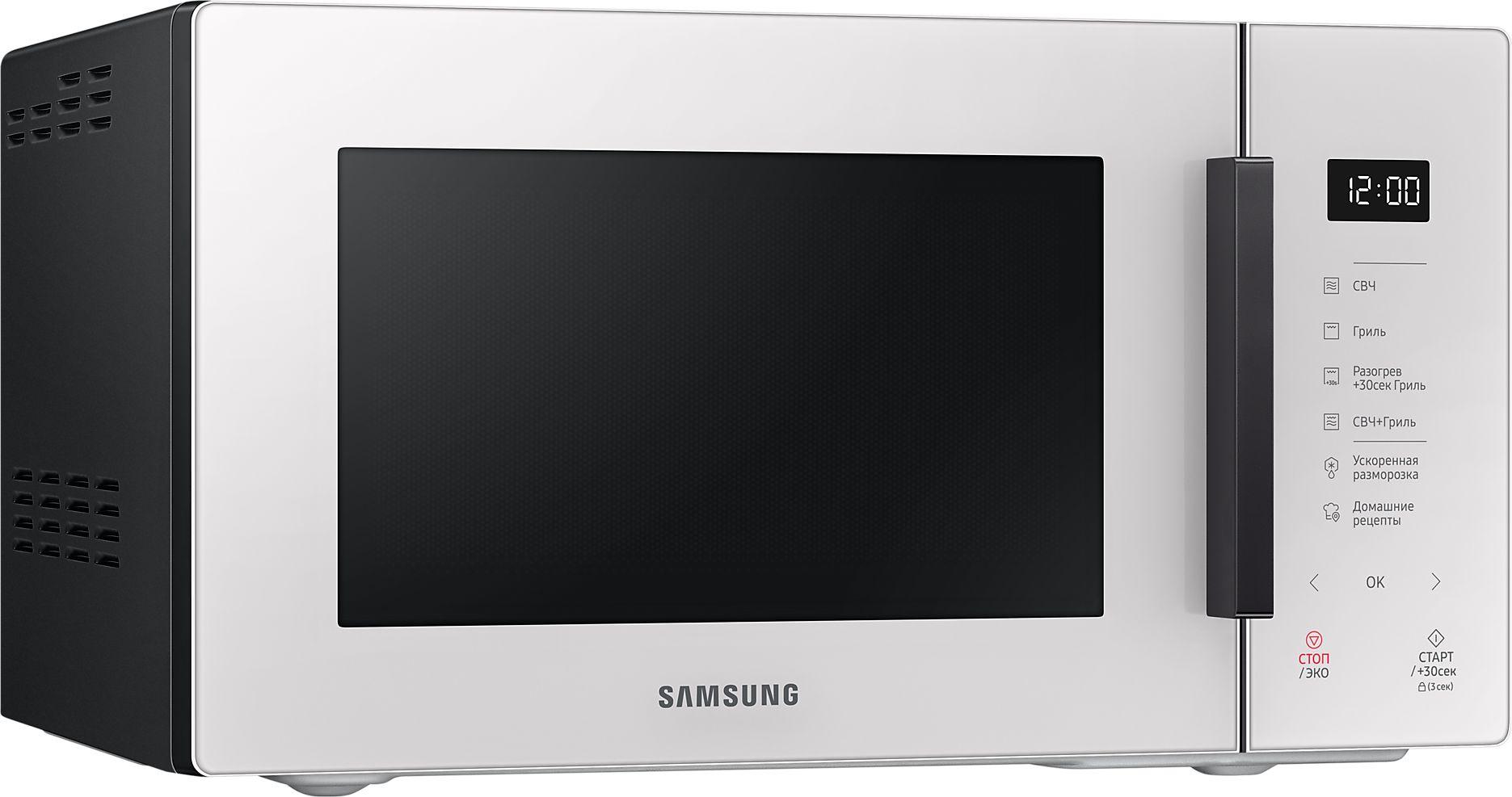 Микроволновая печь Samsung MG23T5018AE белый (MG23T5018AE/BW)