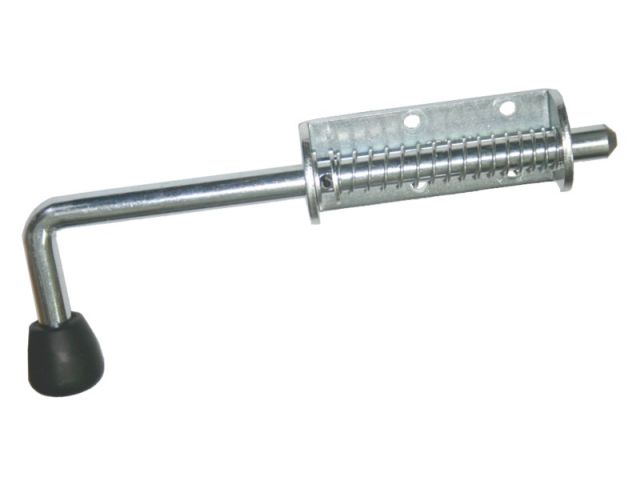 Задвижка дверная  ЗД-10, белый цинк STARFIX