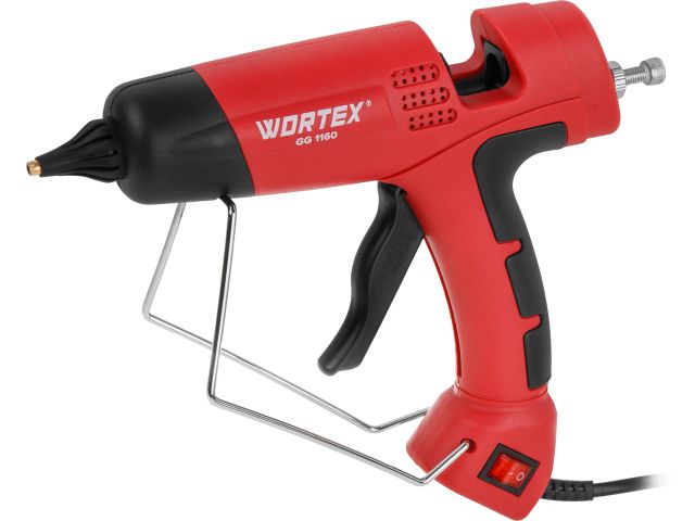 Пистолет клеевой WORTEX GG 1160 в блистере 200 Вт, 11,5 мм, 15 г/мин (200 Вт, 11,5 мм, 15 г/мин)