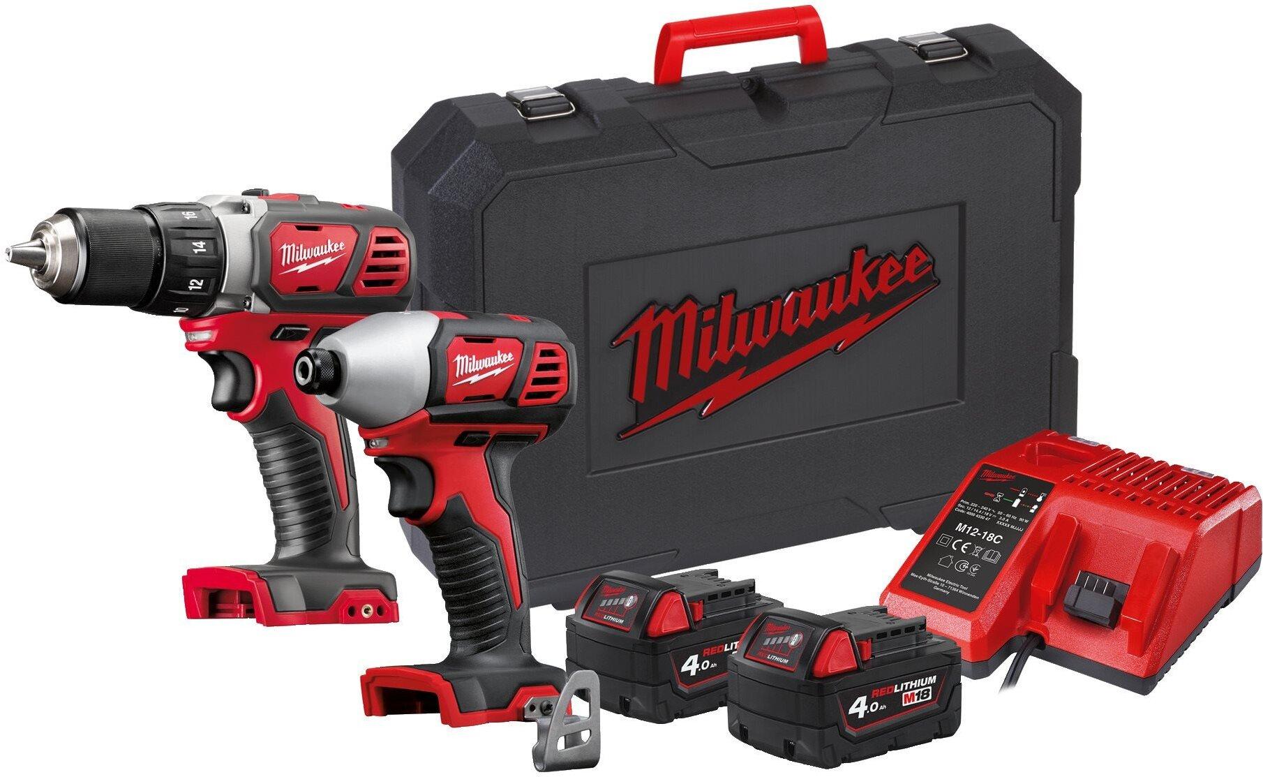 Набор электроинструментов Milwaukee M18 BPP2D-402C (4933447126)