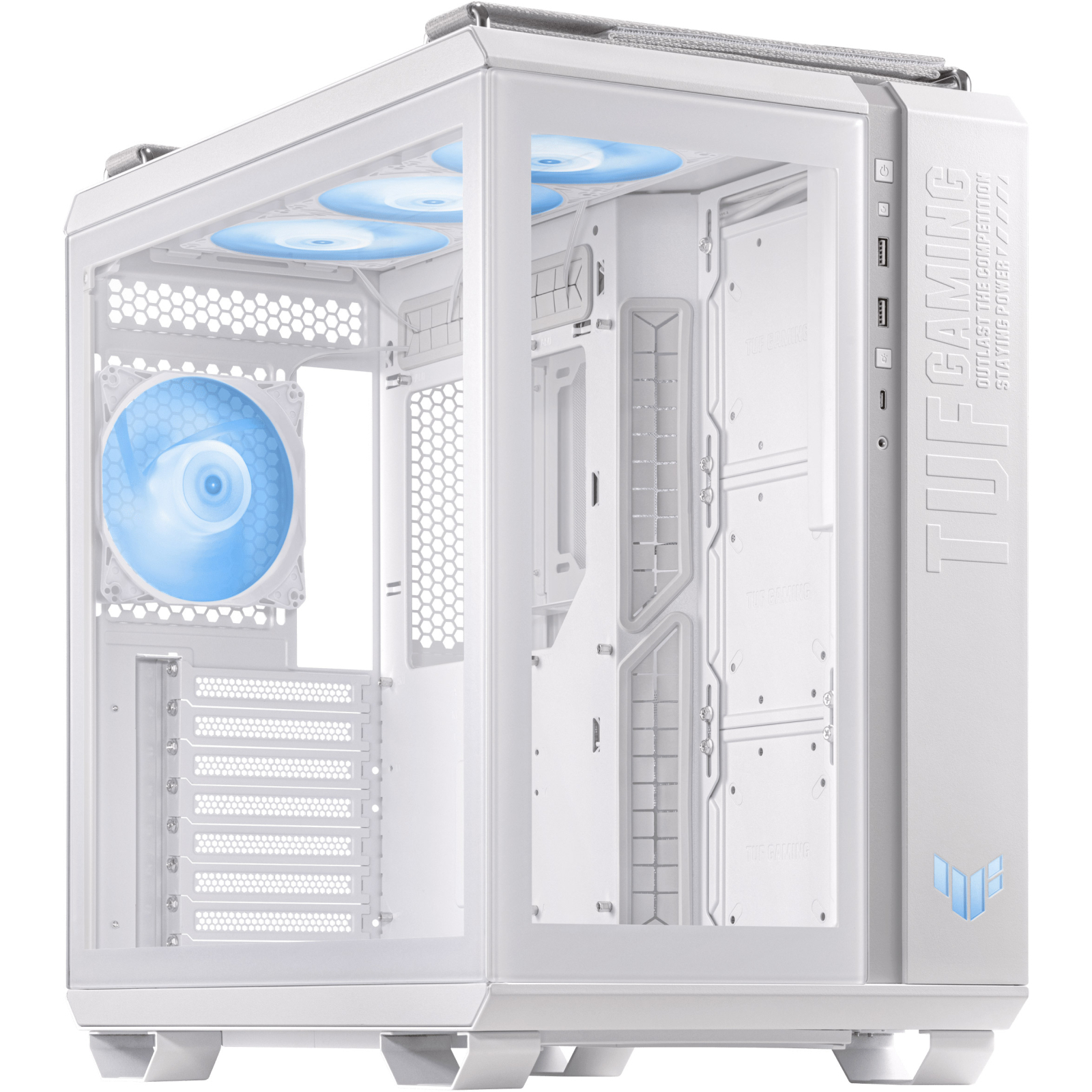 Корпус ASUS TUF Gaming GT502 Plus TG ARGB White (90DC0093-B19000)