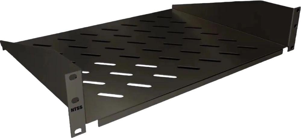 Полка стационарная NTSS NTSS-FF-350-BL 2U черный