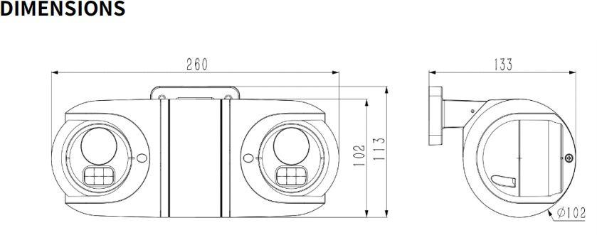 Камера видеонаблюдения Tiandy TC-C32RN Spec:I5/E/Y/QX/2.8mm/V4.2 SPARK серия