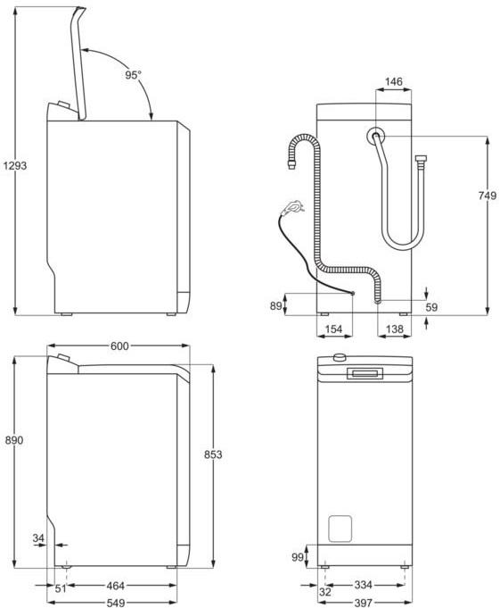 Стиральная машина Electrolux EW6TN5061F