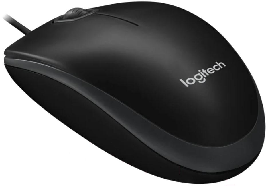 Мышь Logitech B100 черный (910-006605)
