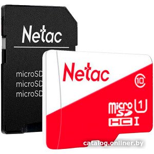 Карта памяти Netac P500 ECO microSDHC 16GB с адаптером (NT02P500ECO-016G-R)
