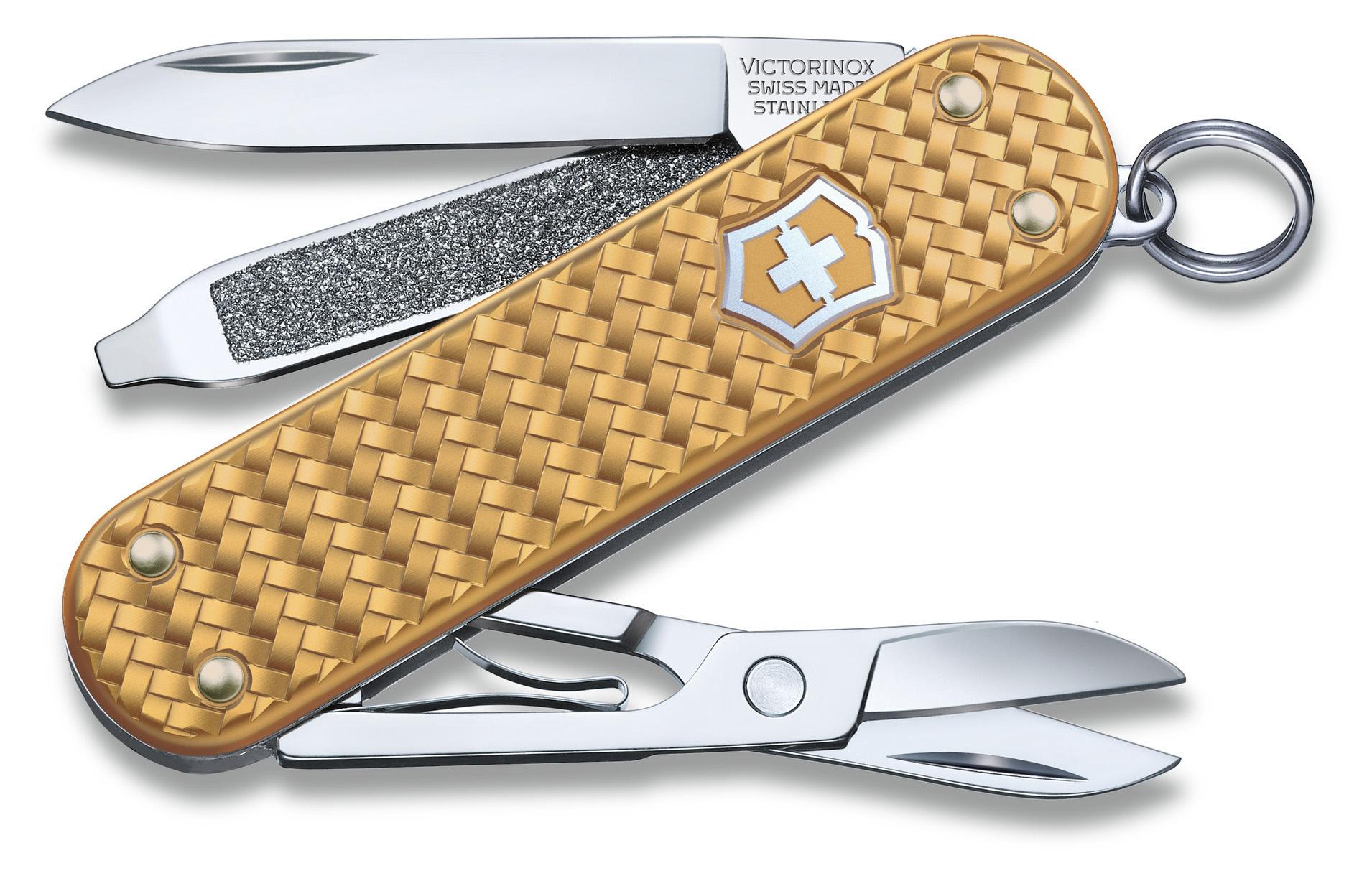 Туристический нож Victorinox Classic Precious Alox золотистый (0.6221.408G)