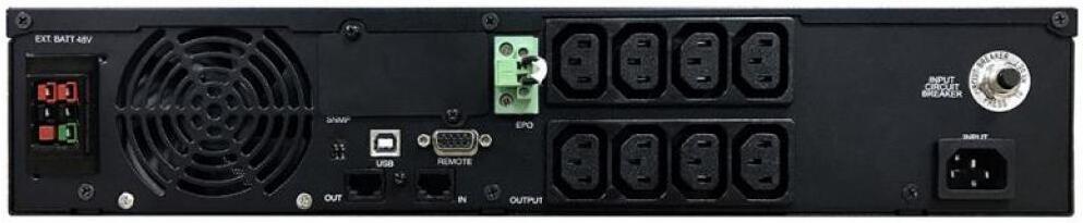 Источник бесперебойного питания Powercom Smart Rack&Tower LCD (SRT-1500A)
