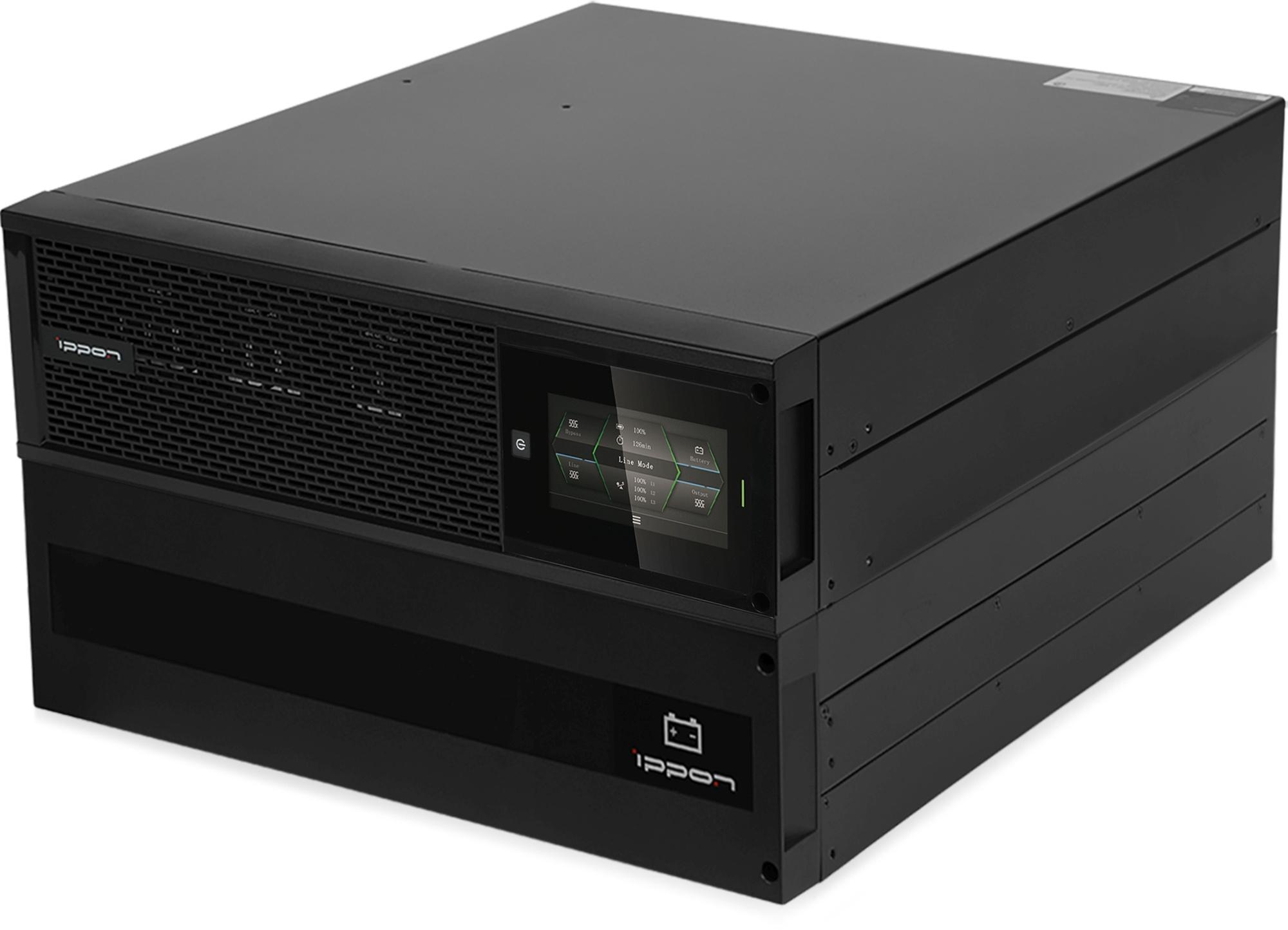 Источник бесперебойного питания Ippon Innova Unity RT 3-3 10K 10000Вт 10000ВА черный (1445970)