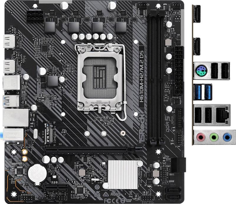 Материнская плата ASRock H610M-H2/M.2 D5 DDR5