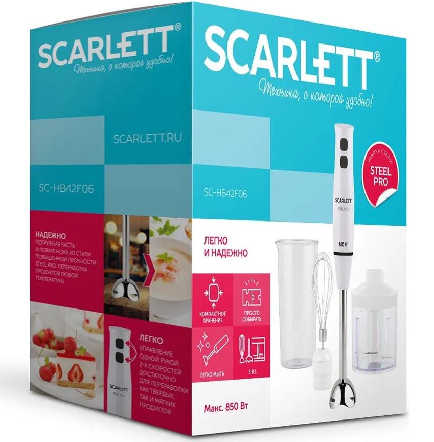 Блендер Scarlett SC-HB42F06 White