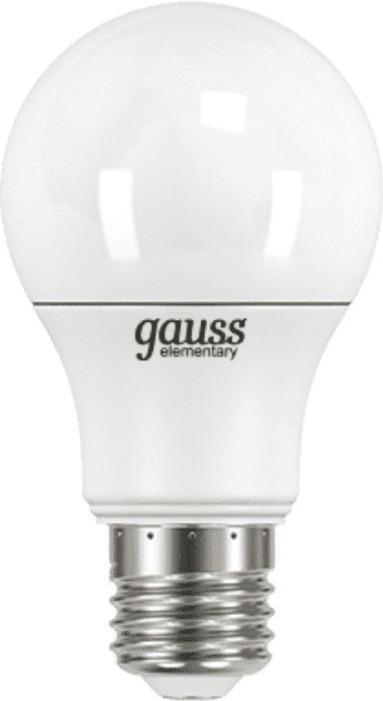Светодиодная лампочка Gauss Elementary 7Вт E27 220B 4100K A60 10шт (23227A-10)