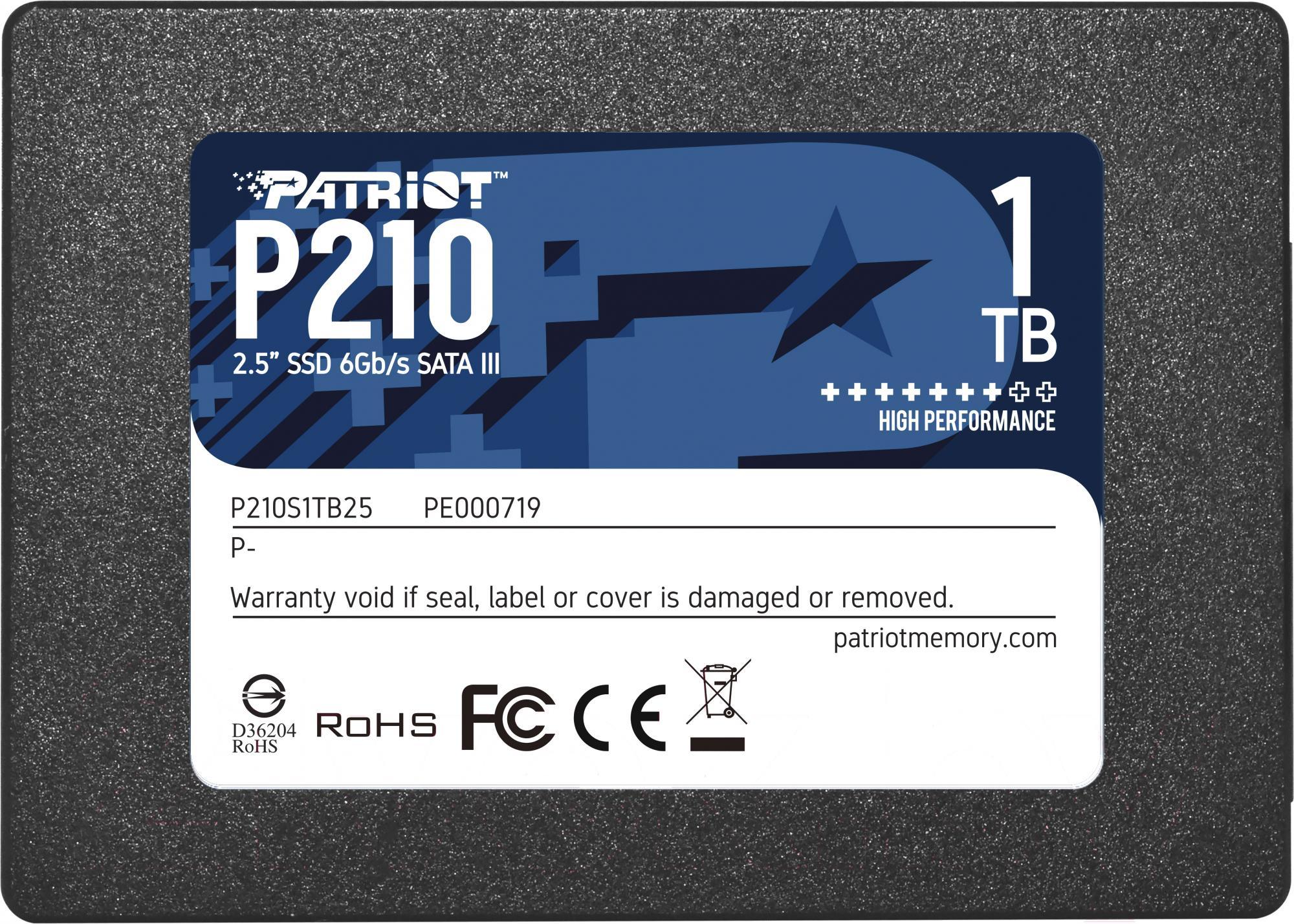 SSD диск Patriot P210S1TB25