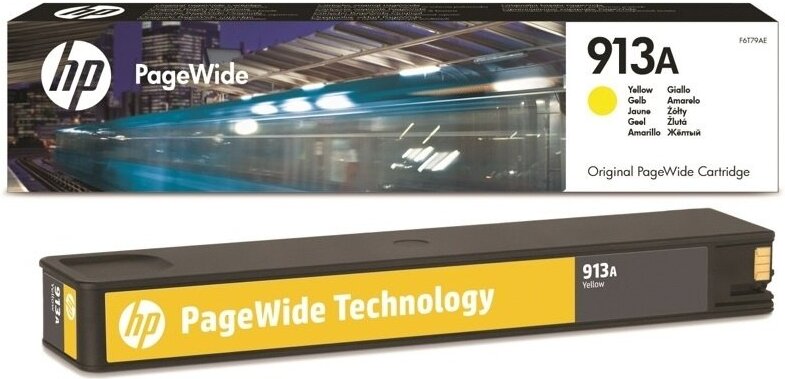 Картридж HP 913A желтый (F6T79AE)