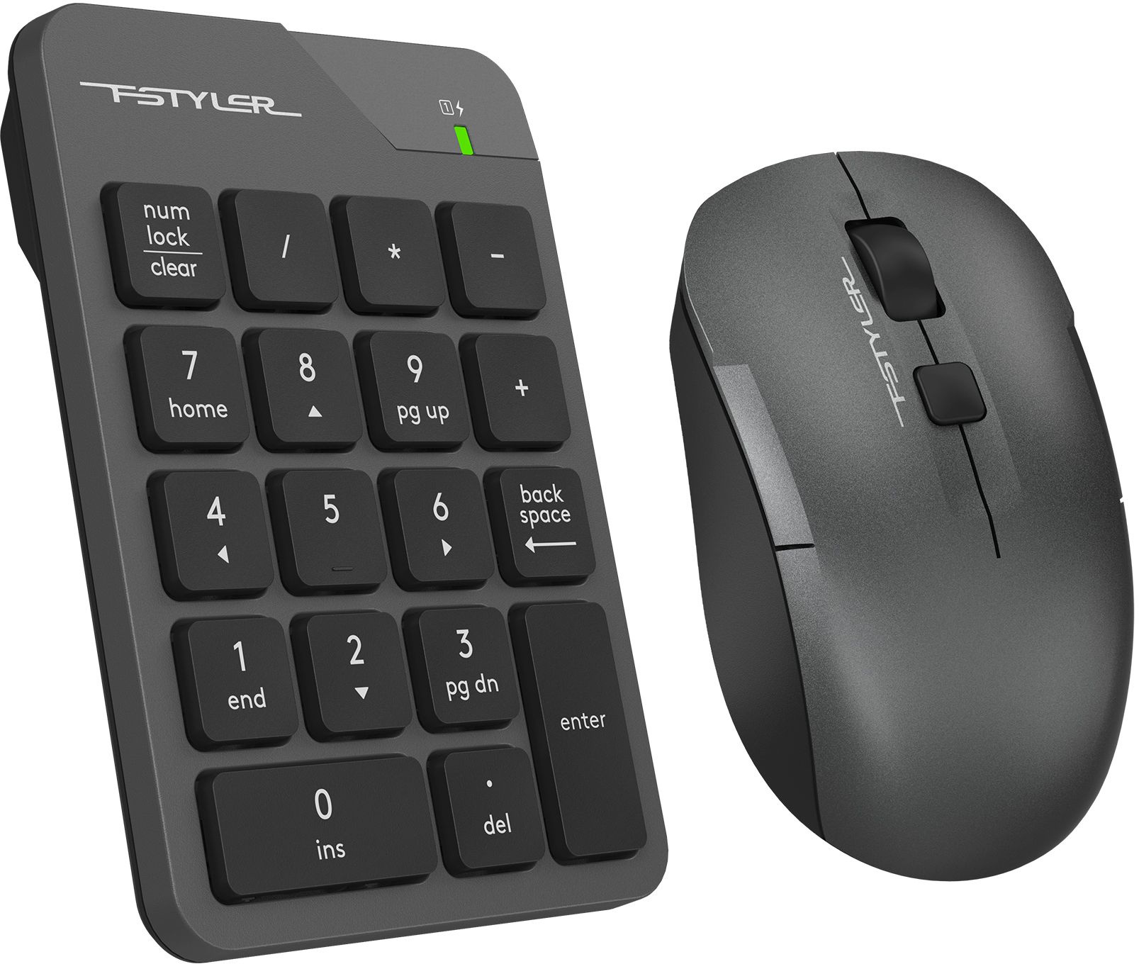 Набор периферии A4Tech Fstyler Air серый (FG1600C)