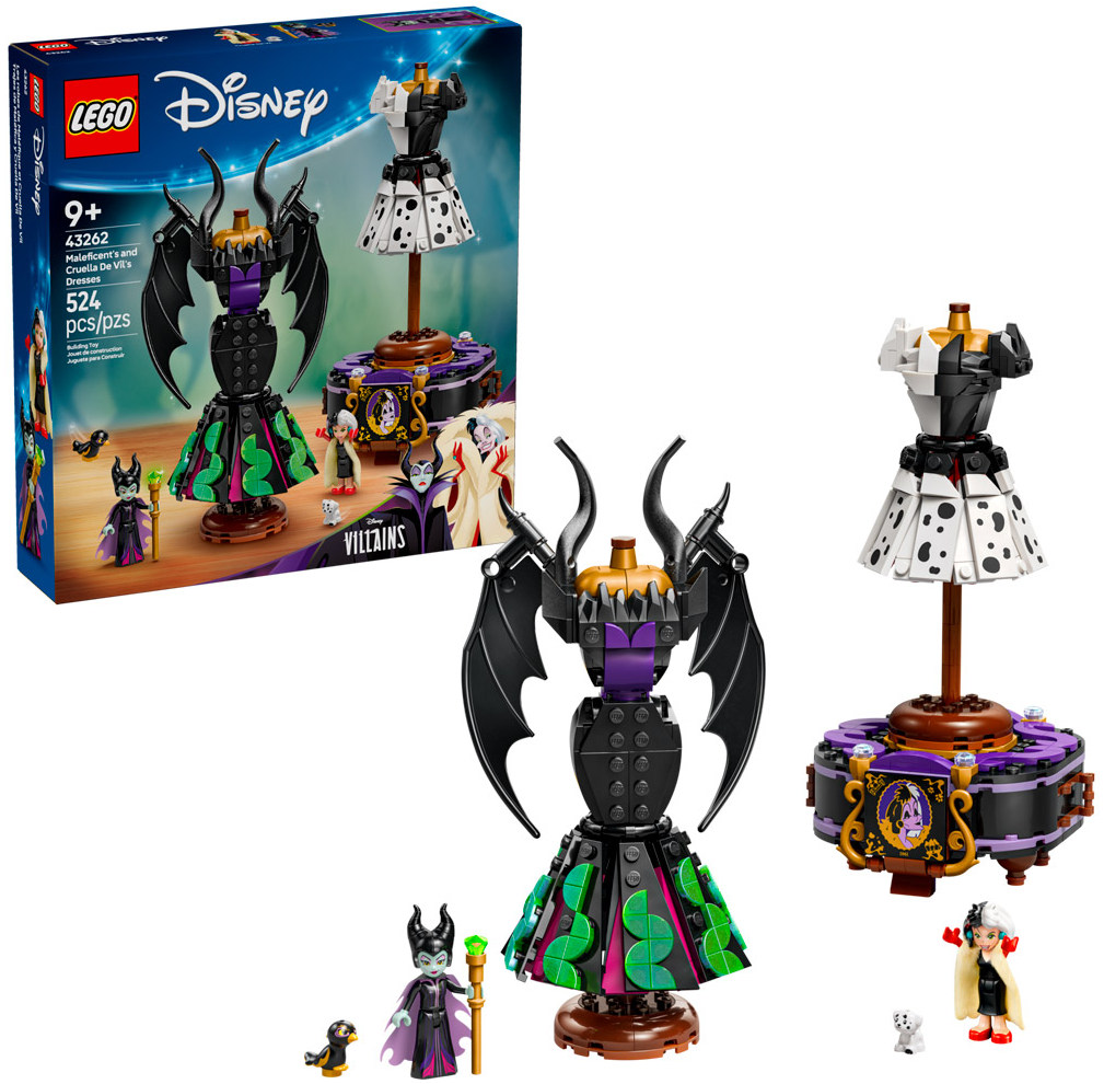 Конструктор Lego Disney Платья Малефисенты и Круэллы Де Виль (43262)