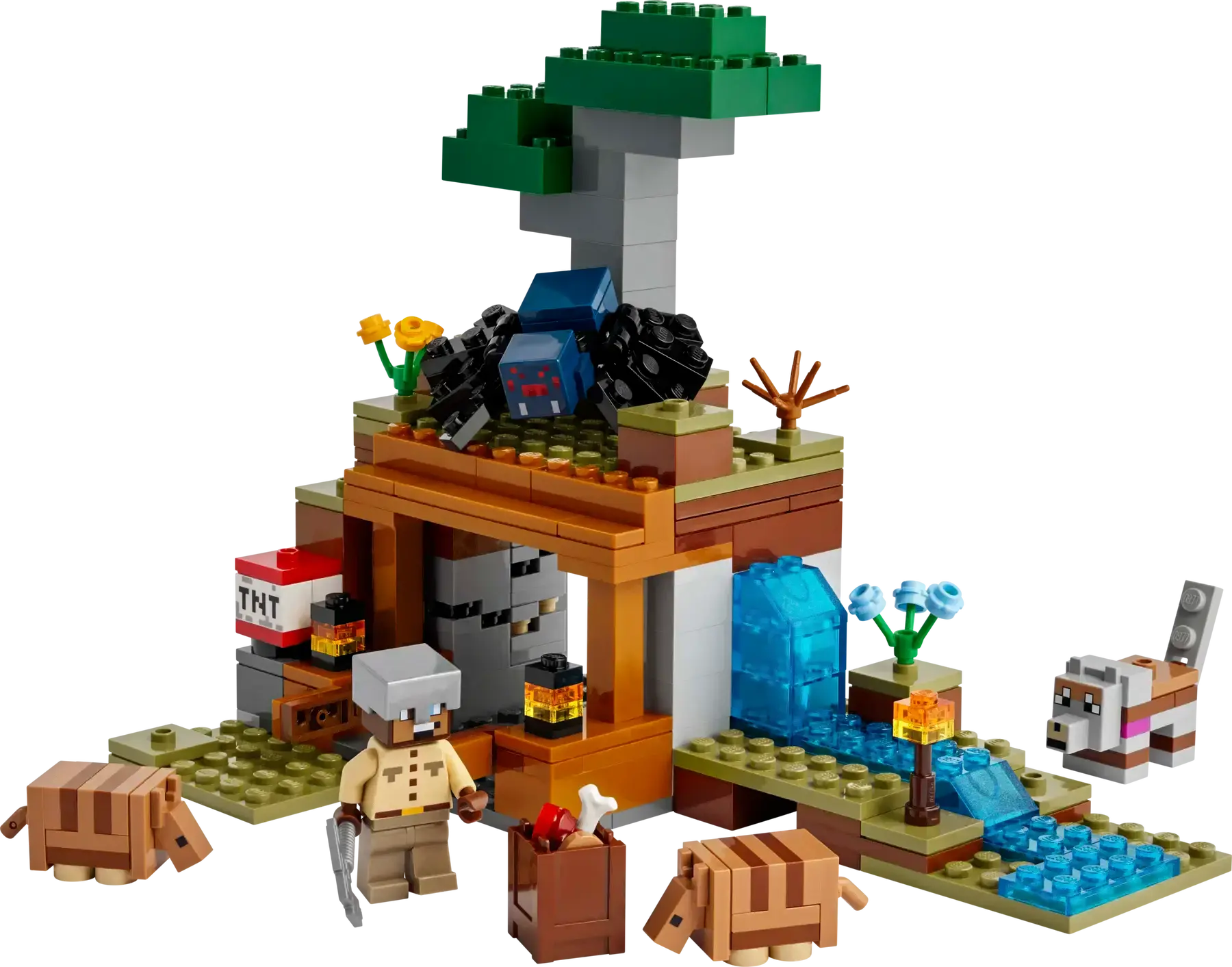 Конструктор Lego Minecraft Экспедиция на рудник Броненосец (21269)