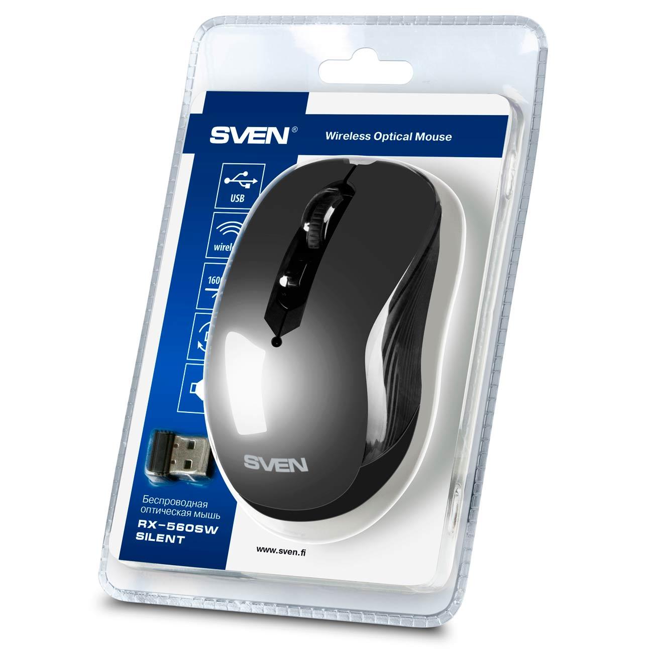 Мышь Sven RX-560SW серый (SV-017088)