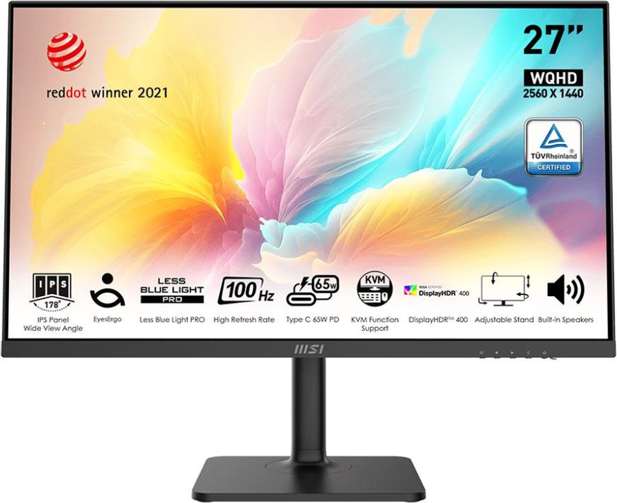 Монитор MSI Modern MD272QXP черный (9S6-3PB19H-233)