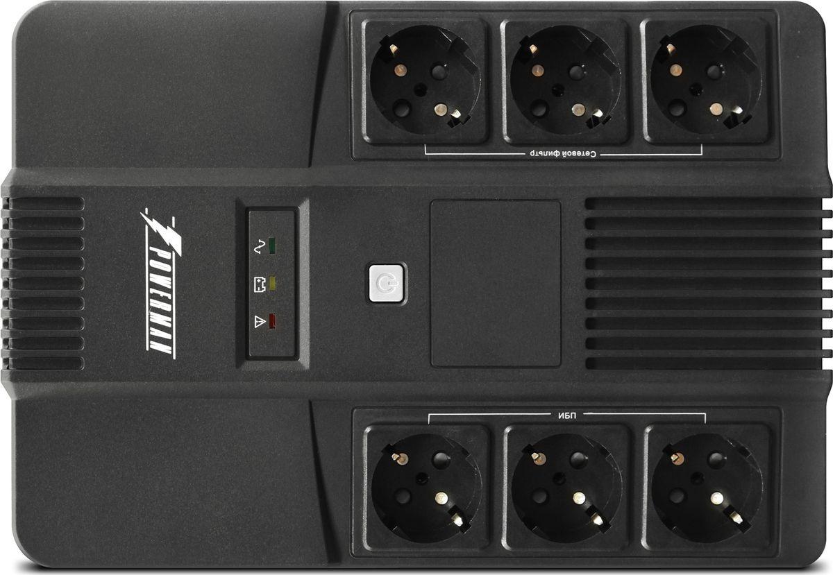 Источник бесперебойного питания PowerMan Brick 600 600VA (6120043)