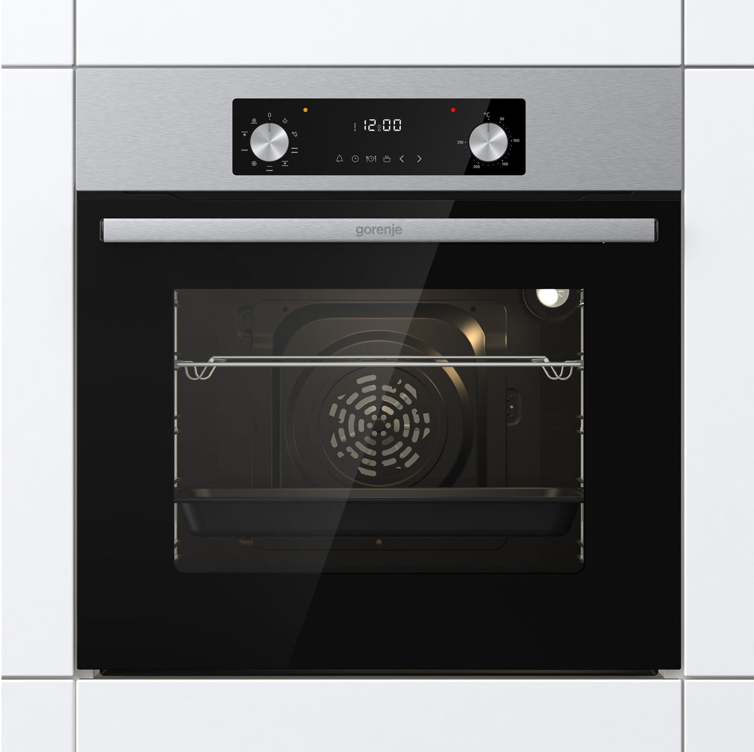 Духовой шкаф Gorenje BO6737E02NX черный