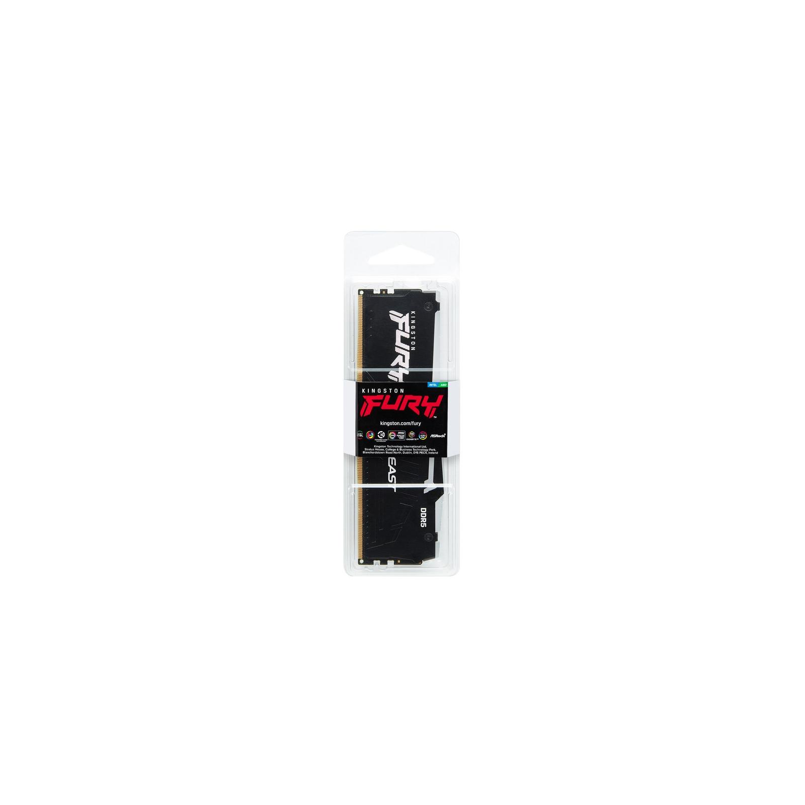 Оперативная память Kingston Fury Beast RGB 32 ГБ DDR5 5600 МГц CL40 (KF556C40BBA-32)