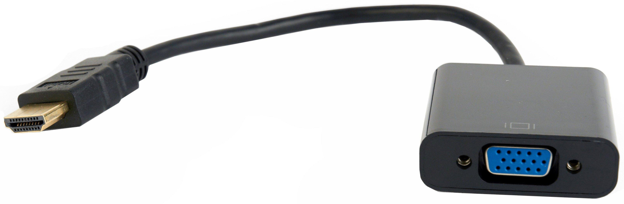 Переходник Cablexpert A-HDMI-VGA-04 HDMI -> VGA 19M/15F, длина 15см