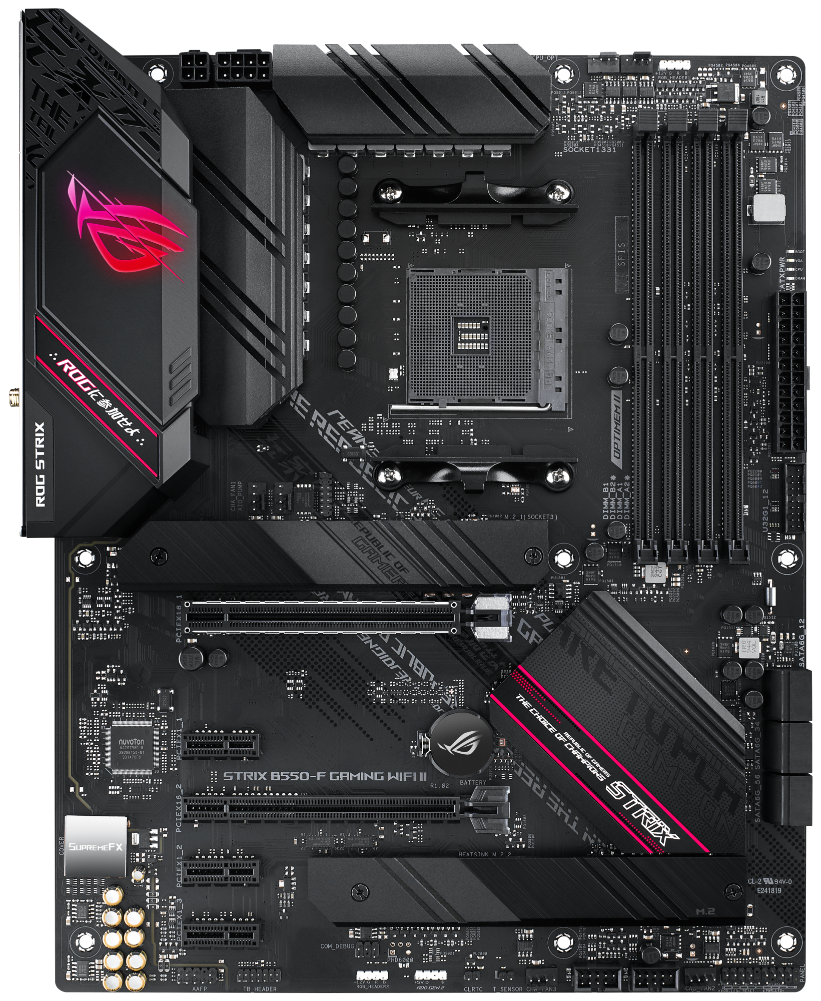 Материнская плата ASUS Rog Strix B550-F Gaming WiFi II (90MB19V0-M0EAY0)