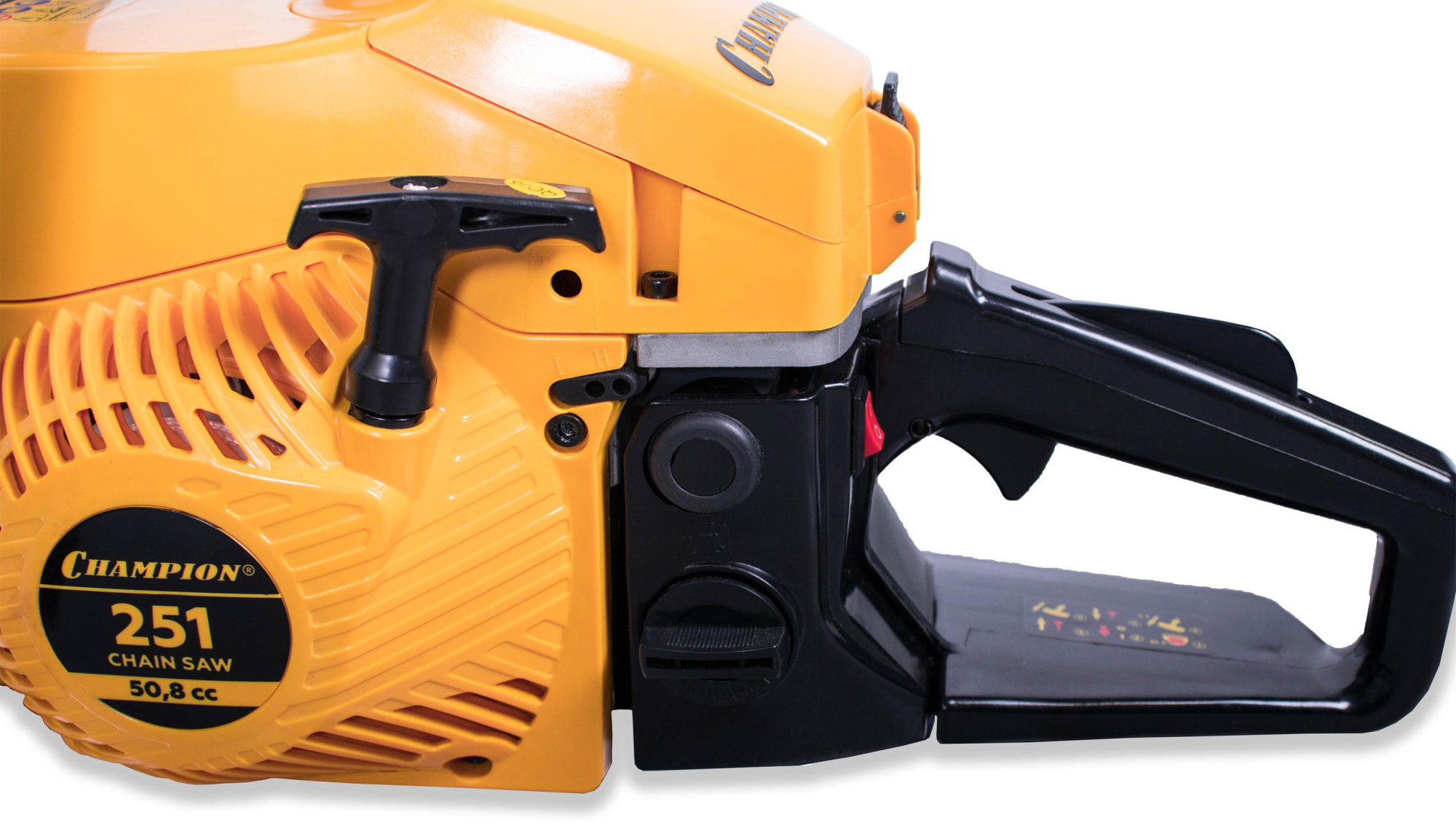 Бензопила цепная Champion 251-18 желтый