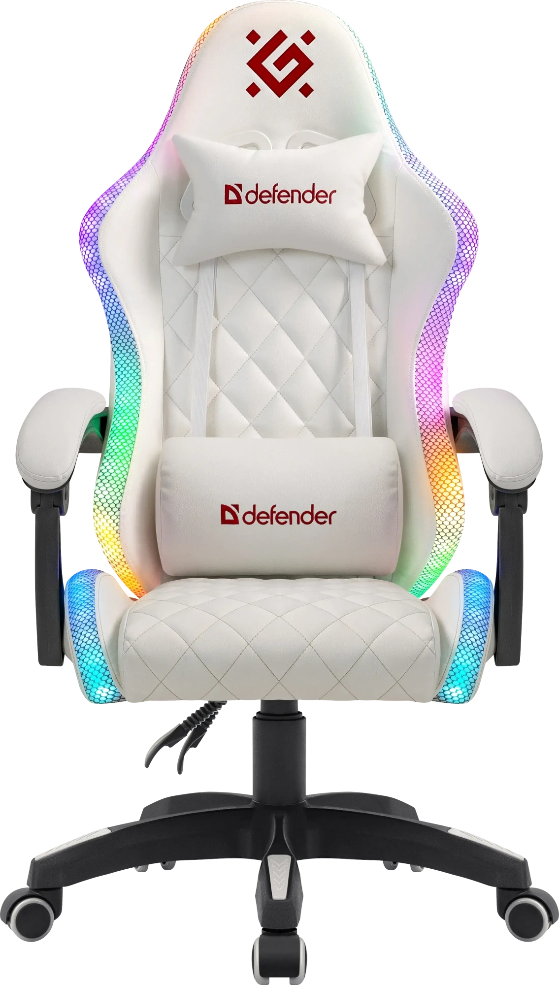 Геймерское кресло Defender Energy белый RGB (64557)