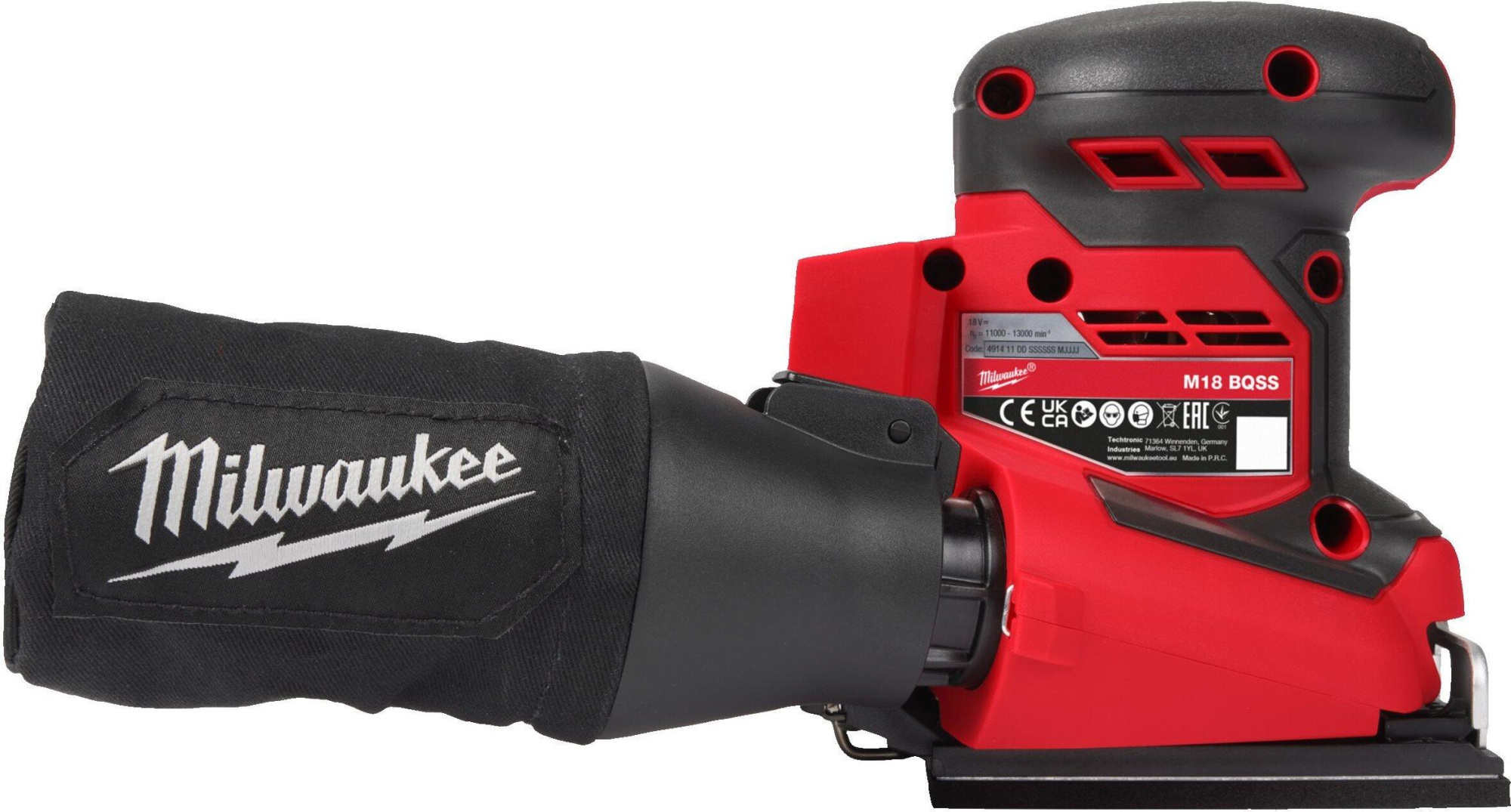 Ленточная шлифмашина Milwaukee M18 BQSS-0 (4933479966)