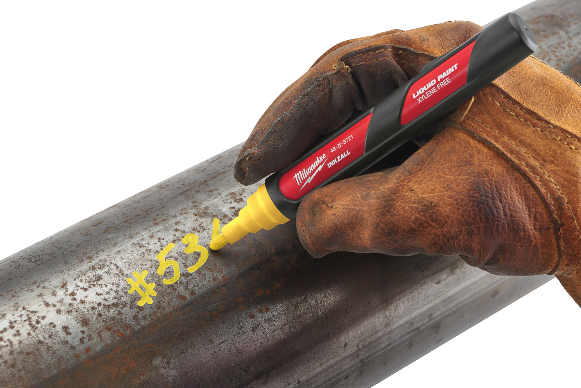 Маркер строительный Milwaukee Inkzall желтый (48223721)