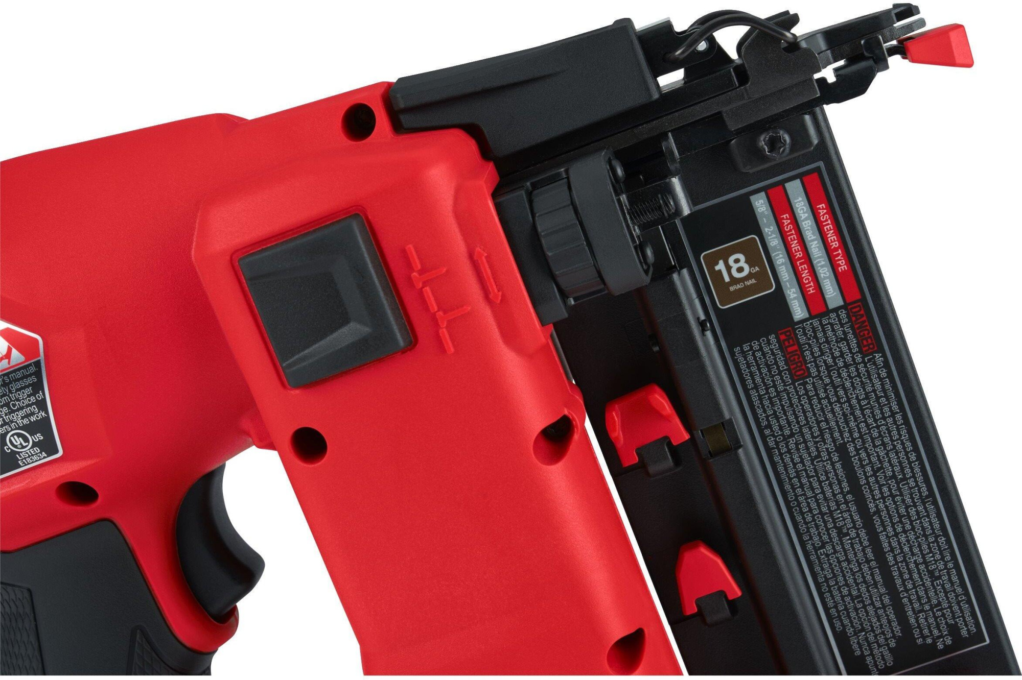 Аккумуляторный гвоздезабиватель Milwaukee M18 FN18GS-202X (4933471407)