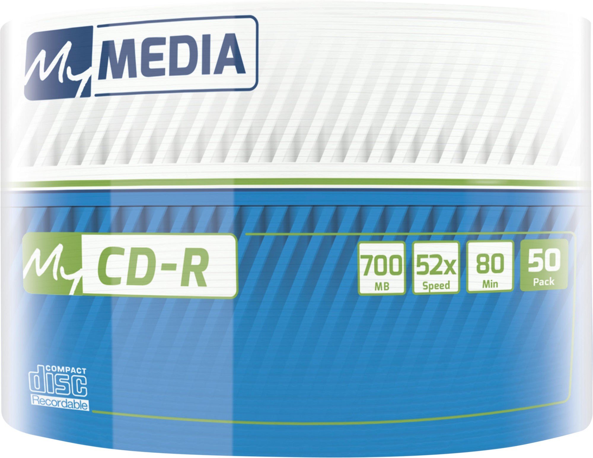 CD-R диск MyMedia 700Mb 52x в пленке 50шт (69201)
