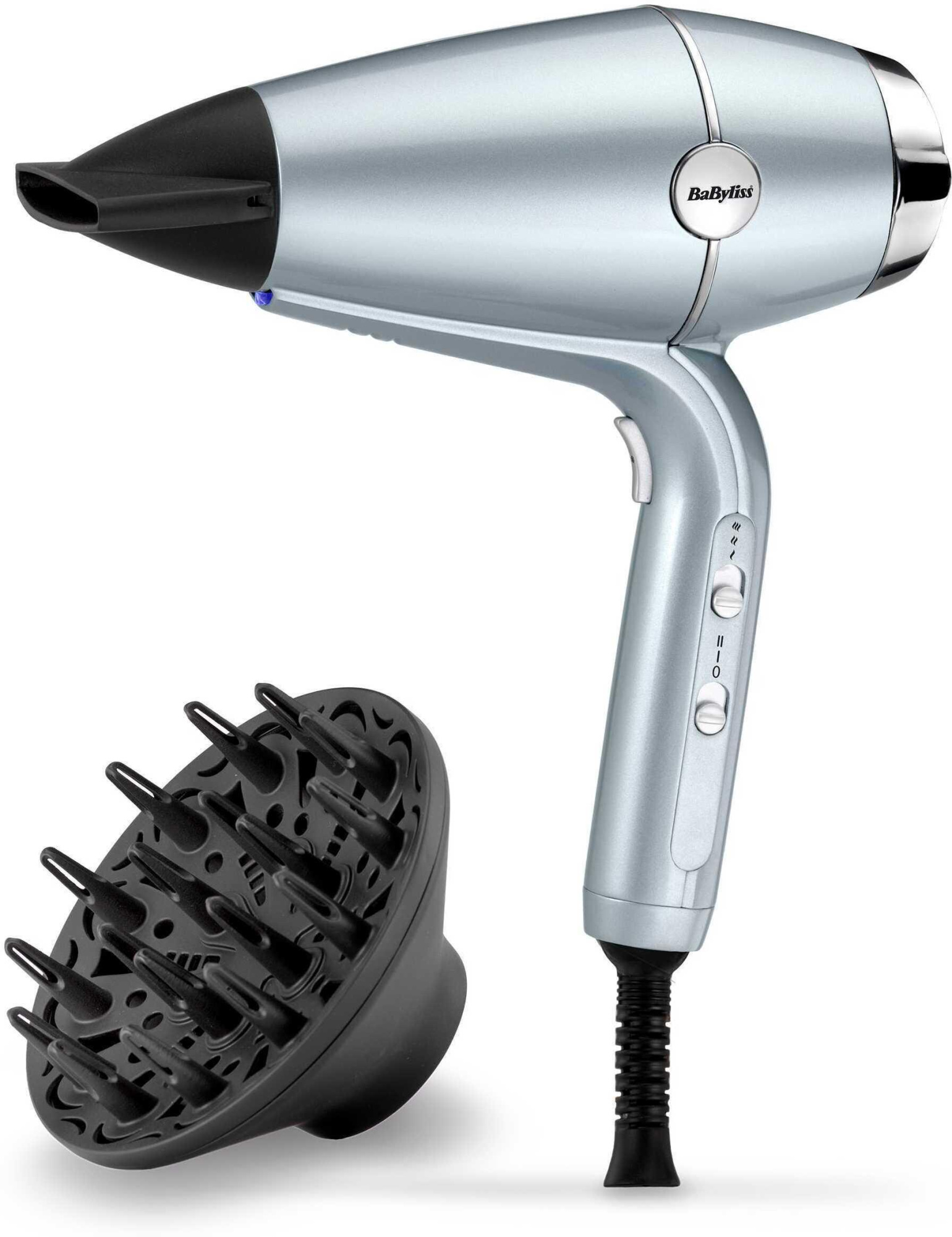 Фен BaByliss D773DE голубой/черный