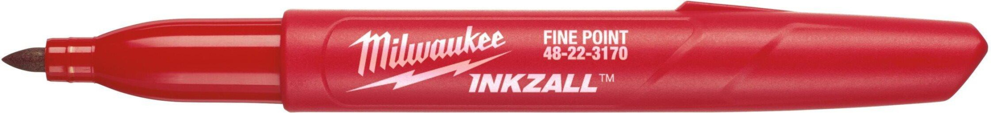Маркер строительный Milwaukee Inkzall красный (48223170)
