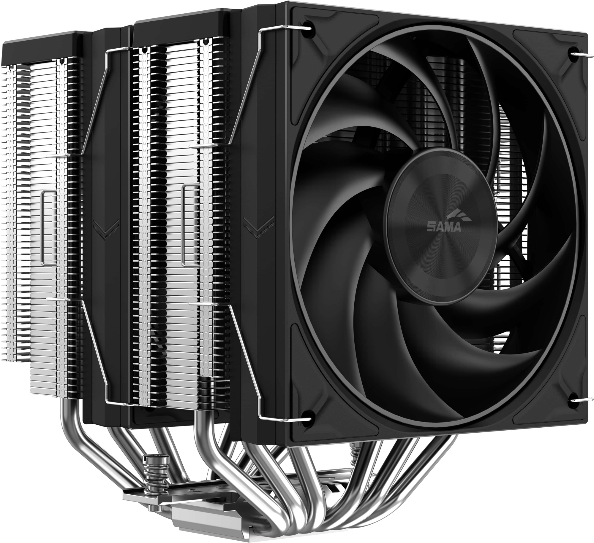 Кулер для процессора Sama A60E серебристый (A60-XXWNNXOX-G) 