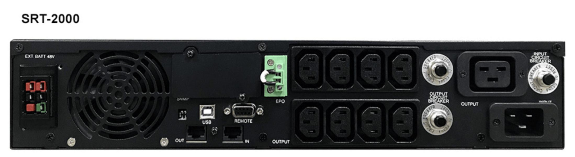 Источник бесперебойного питания Powercom Smart-UPS SMART RT LCD (SRT-2000A)