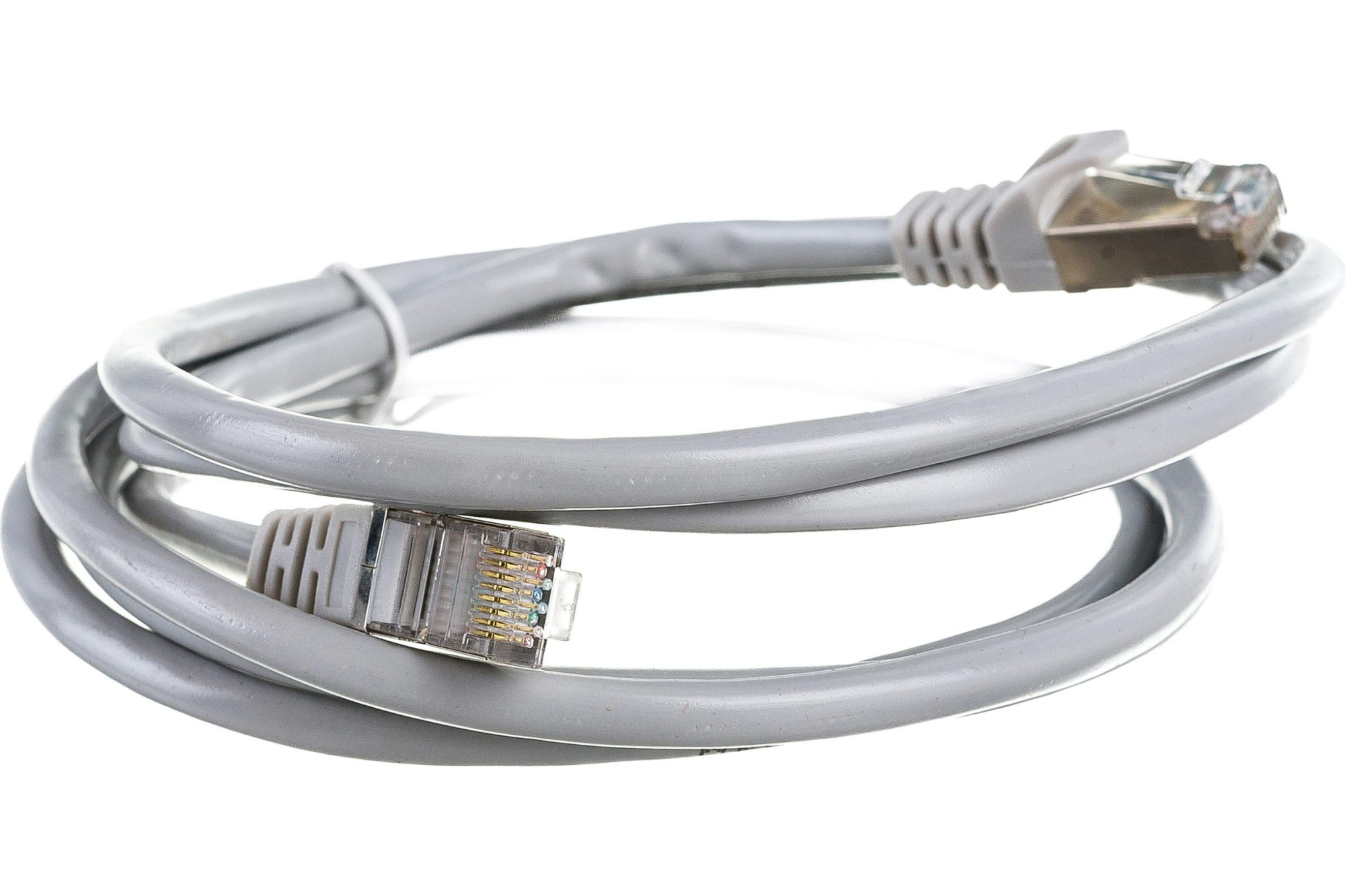 Патч-корд Cablexpert PP6-2M серый (045377)