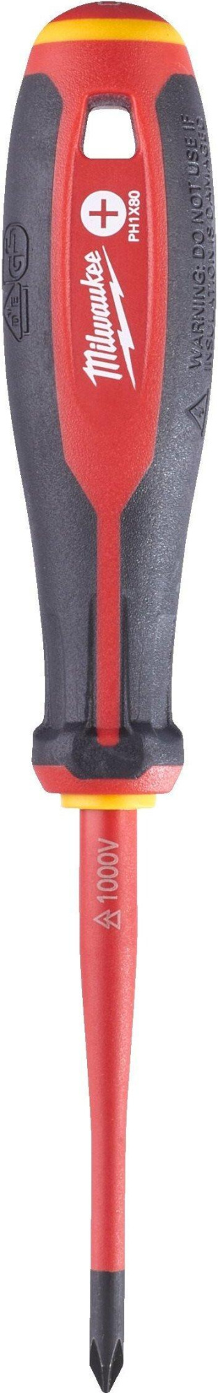 Отвертка Milwaukee VDE PH1x80 (4932478721)