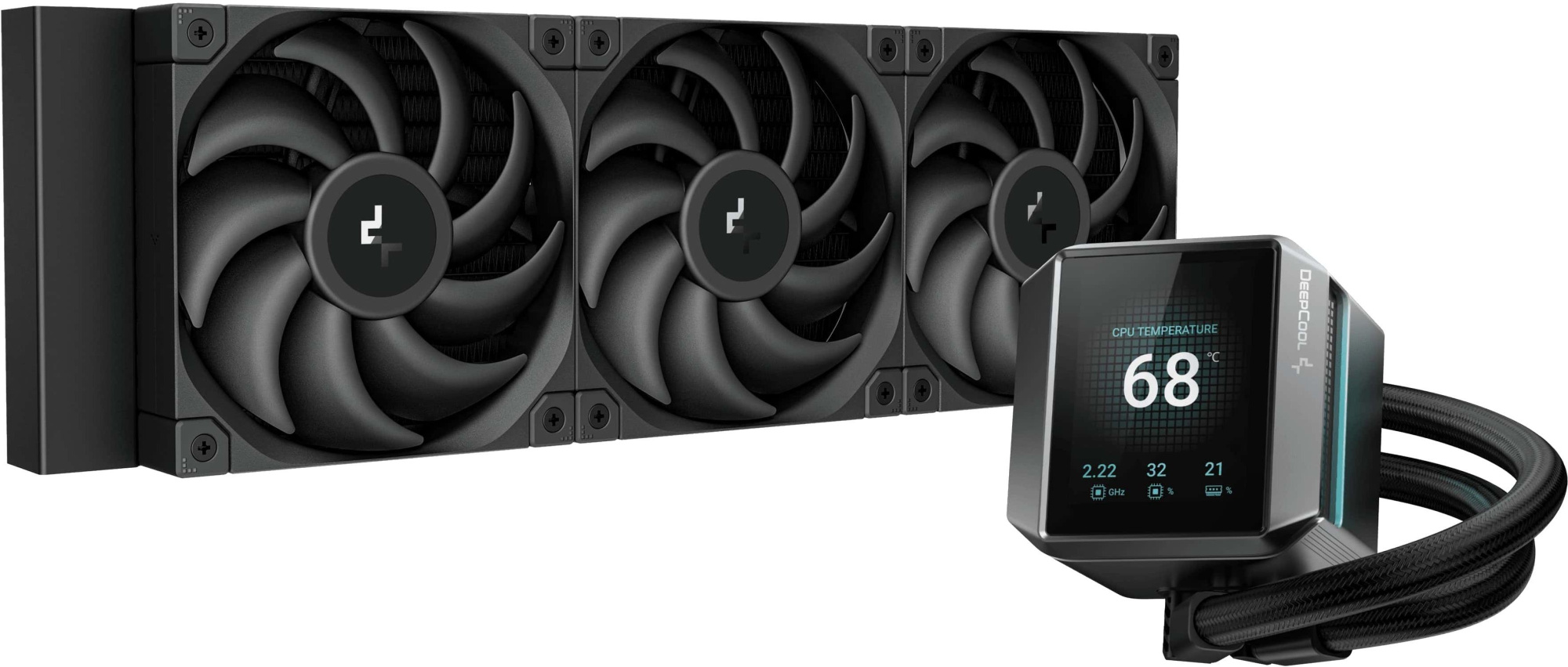 Кулер для процессора DeepCool MYSTIQUE 360 черный (R-LX750-BKDSNMP-G-1)
