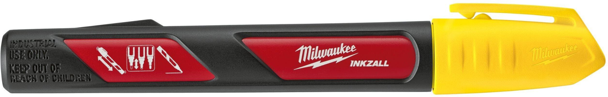 Маркер строительный Milwaukee Inkzall желтый (48223721)