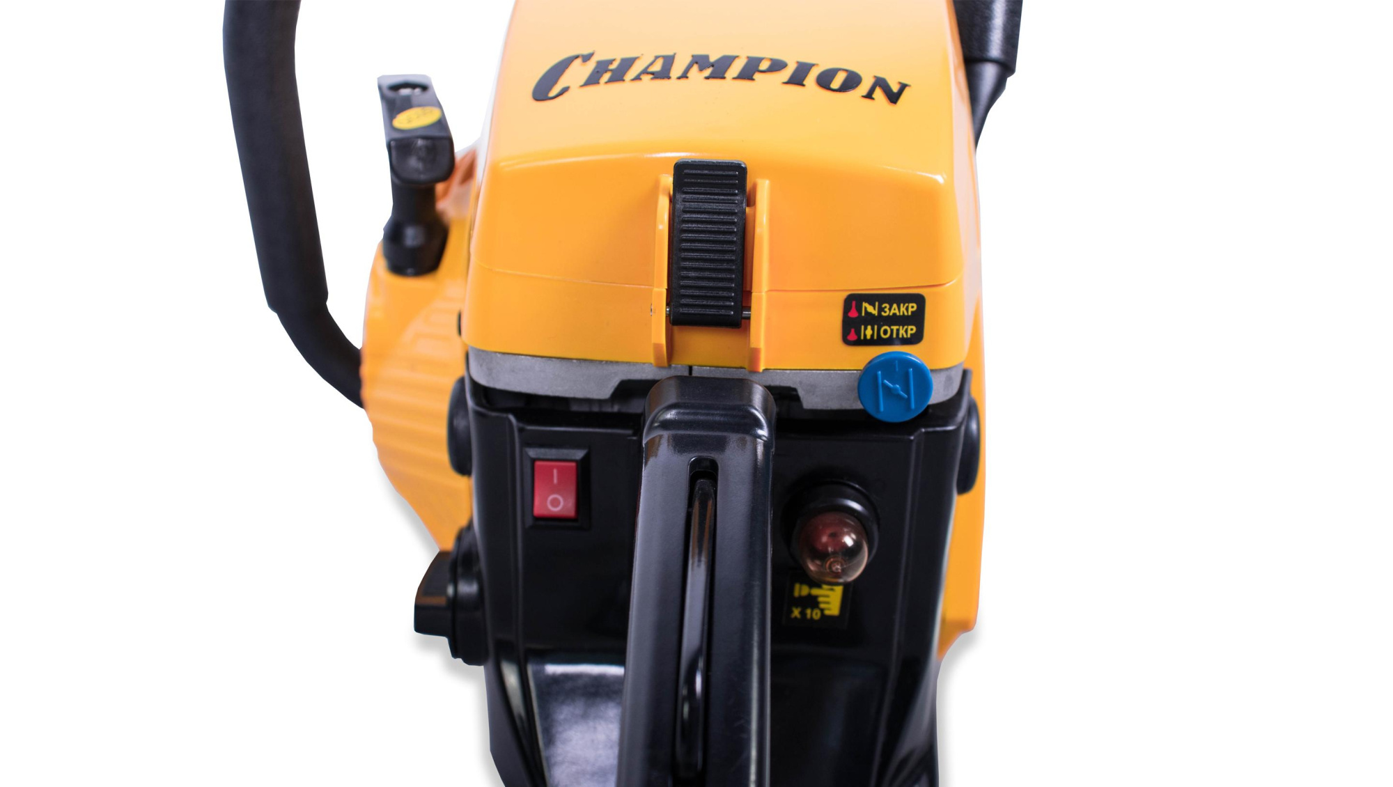 Бензопила цепная Champion 251-18 желтый