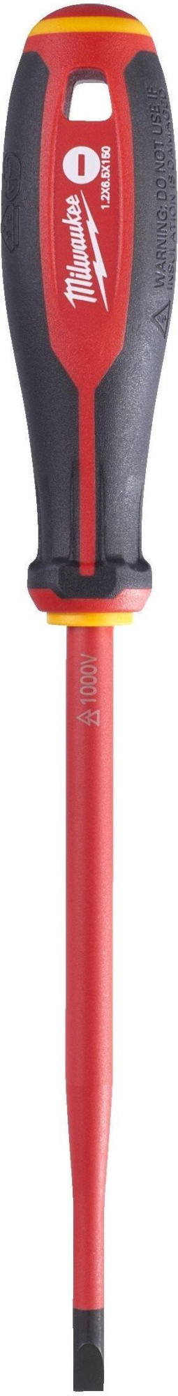 Отвертка Milwaukee VDE SL 1.2x6.5x150 (4932478717)