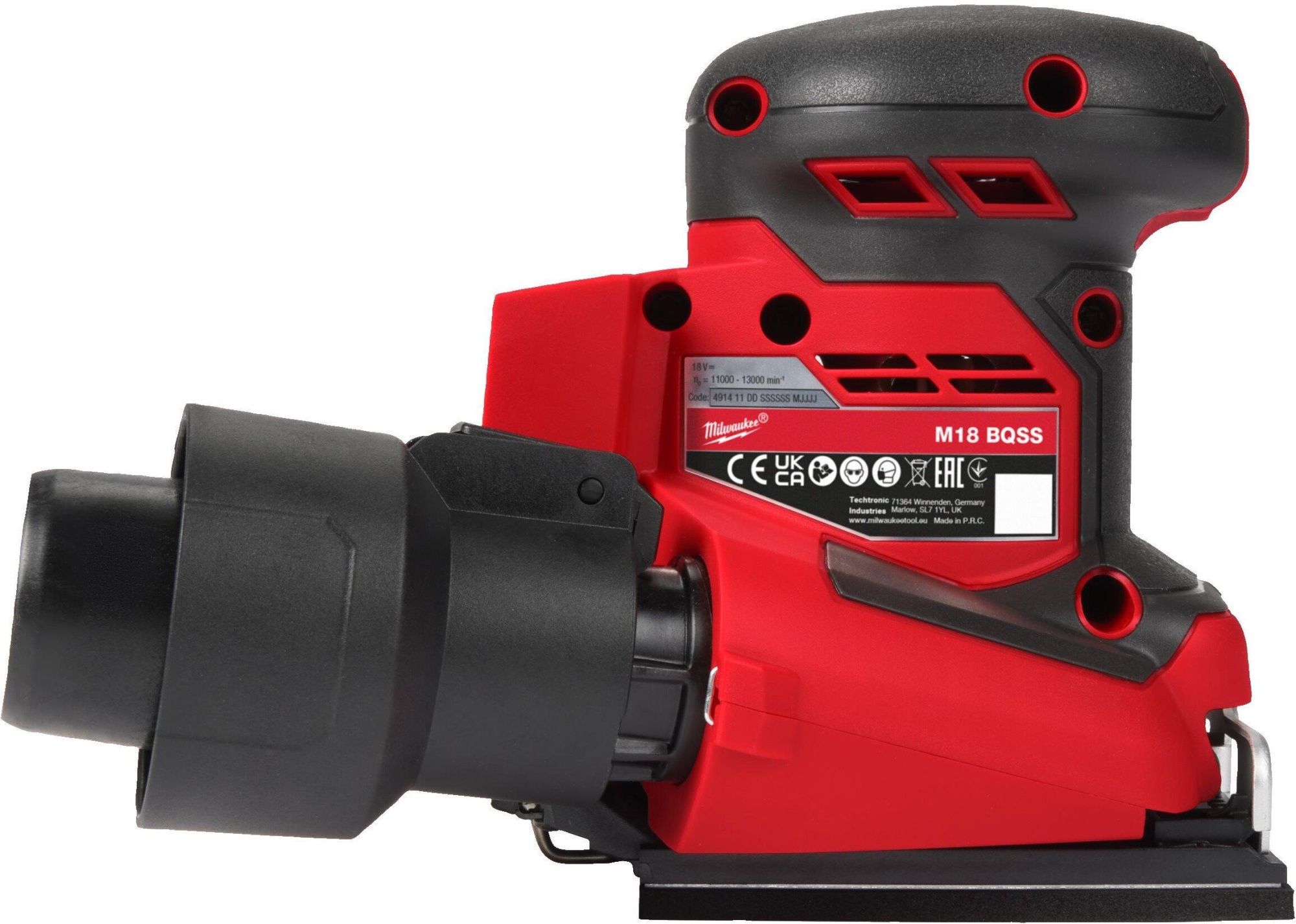 Ленточная шлифмашина Milwaukee M18 BQSS-0 (4933479966)