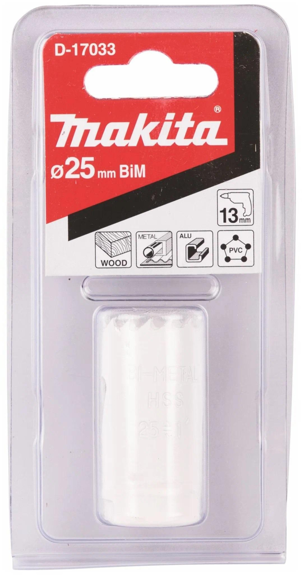 Коронка Makita по дереву 25 мм (D-17033)